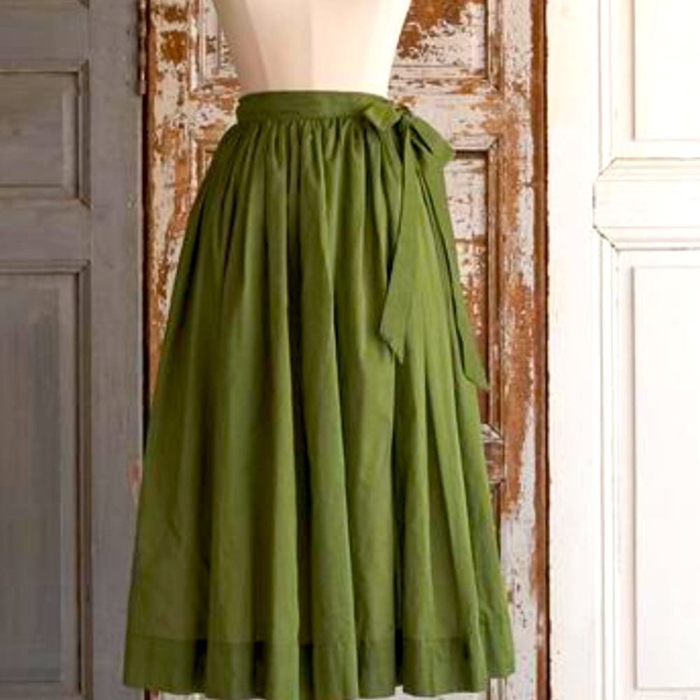 Ele Story Mistletoe Crispy Cotton Skirt